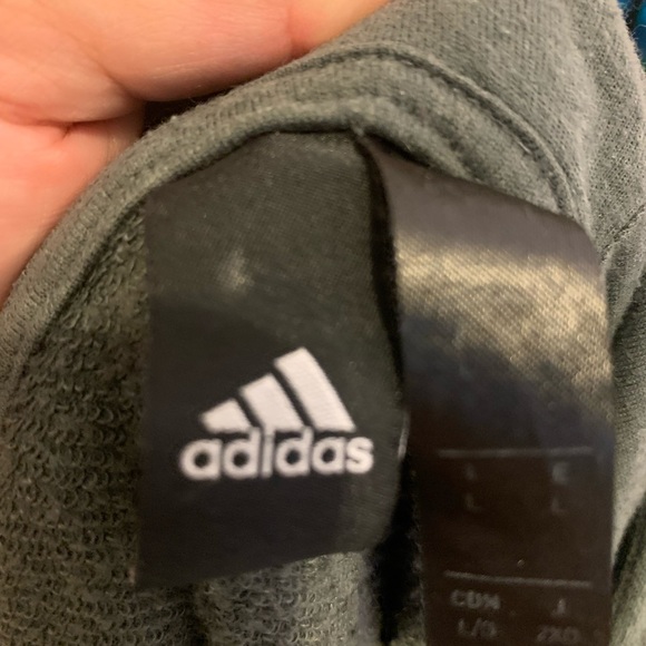 Women’s Adidas hoodie size large. Army green - Picture 7 of 7